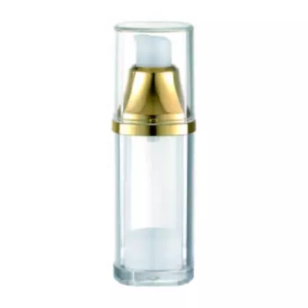 Botella cuadrada de acrílico Airless 20ml - Embalaje de Flor Violeta KBA-20